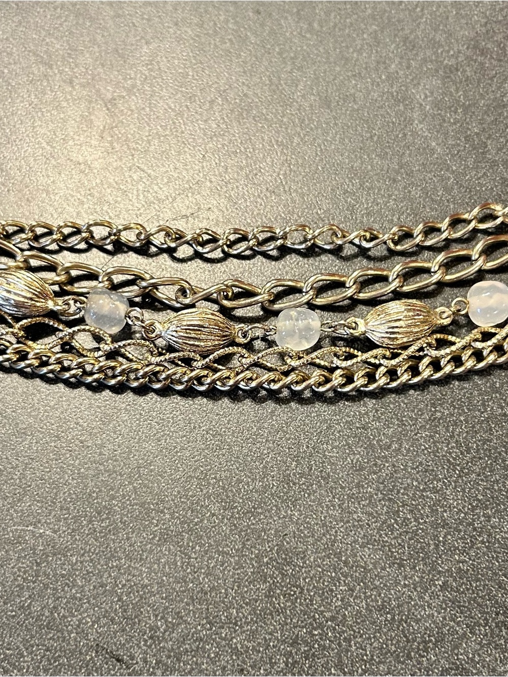 Vintage Claudette 1960s bracelet  Gold-Tone Chain